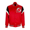 MITCHELL & NESS Giubbotto Bomber Uomo Nhl Heavyweight Satin Jacket Nejdev Original Team Colors da uomo