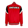 MITCHELL & NESS Giubbotto Bomber Uomo Nhl Heavyweight Satin Jacket Nejdev Original Team Colors da uomo