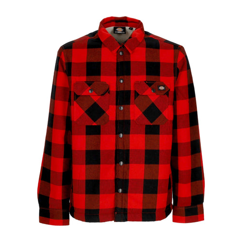 DICKIES Camicia Imbottita Uomo Sherpa Lined Sacramento Red da uomo
