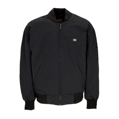DICKIES Giubbotto Bomber Uomo Overbrook Bomber Jacket Black da uomo