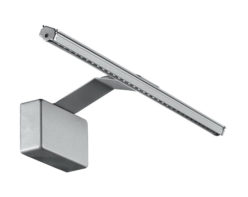 Applique moderna dal colore silver con luce led 5 watt 3500 kelvin