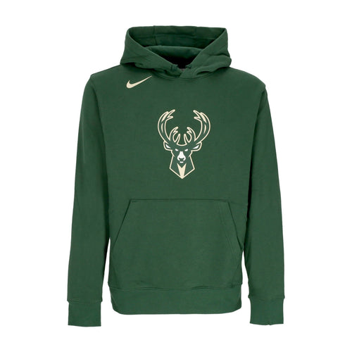 NIKE NBA Felpa Cappuccio Uomo Nba Club Hoodie Milbuc Fir da uomo