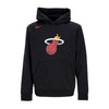 NIKE NBA Felpa Cappuccio Uomo Nba Club Hoodie Miahea Black da uomo