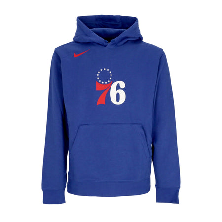 NIKE NBA Felpa Cappuccio Uomo Nba Club Hoodie Phi76e Rush Blue da uomo
