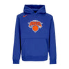 NIKE NBA Felpa Cappuccio Uomo Nba Club Hoodie Neykni Rush Blue da uomo
