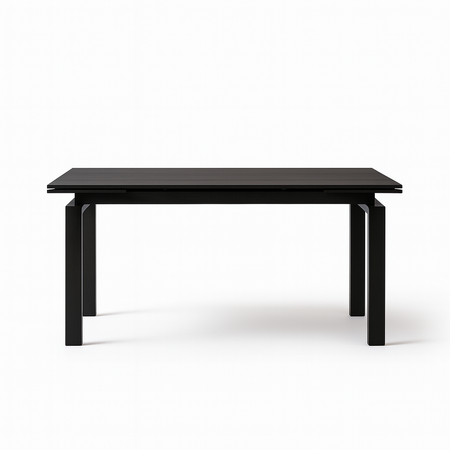 Tavolo "Antares" con gambe in metallo e piano in marmo, design moderno, 140/200 x 90 x h 76 cm