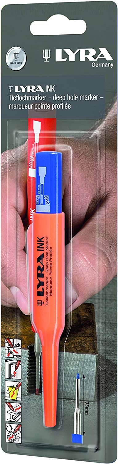 Lyra Ink paint pennarello blu punta extra fine