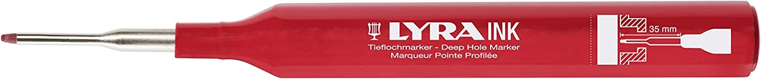 Lyra Ink paint pennarello rosso punta extra fine
