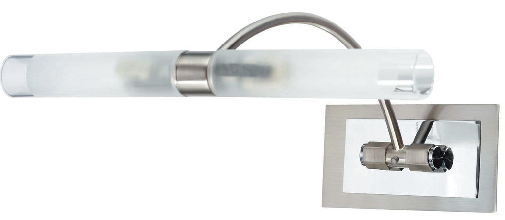 Applique elegante cromata orientabile 28 watt 2700 kelvin G9