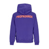 PROPAGANDA Felpa Cappuccio Uomo Logo Hoodie Violet da uomo