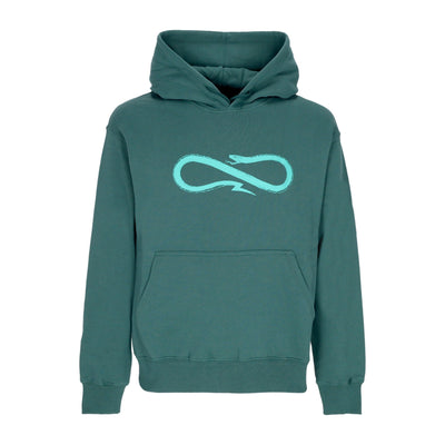 PROPAGANDA Felpa Cappuccio Uomo Logo Hoodie Forest Green da uomo