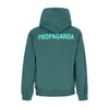 PROPAGANDA Felpa Cappuccio Uomo Logo Hoodie Forest Green da uomo