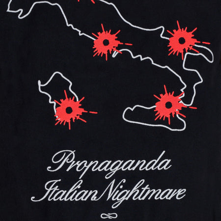 PROPAGANDA Giubbotto College Uomo Nightmare Varsity Black/white da uomo