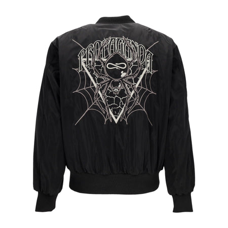 PROPAGANDA Giubbotto Bomber Uomo Triangle Web Bomber Black da uomo