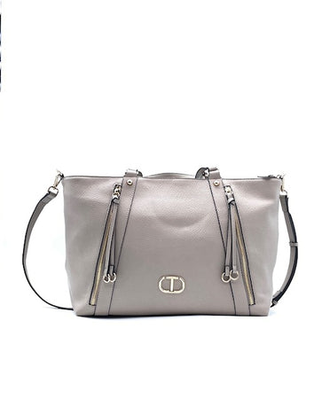 TWINSET Borsa Tote Tortora Chiaro