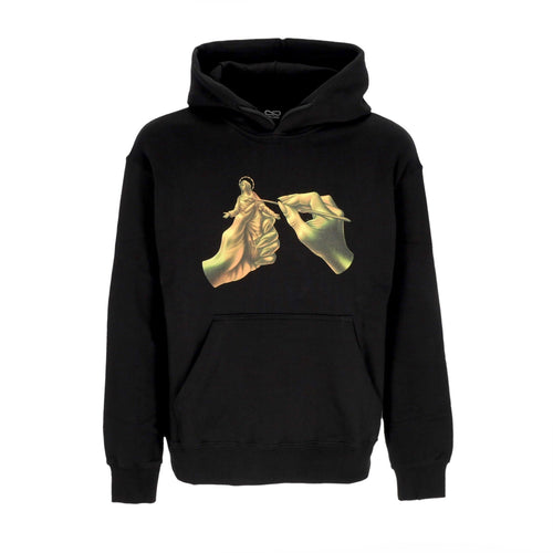 PROPAGANDA Felpa Cappuccio Uomo Dominet Hoodie Black da uomo