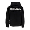 PROPAGANDA Felpa Cappuccio Uomo Logo Hoodie Black da uomo