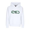 PROPAGANDA Felpa Cappuccio Uomo Logo Fire Hoodie White da uomo