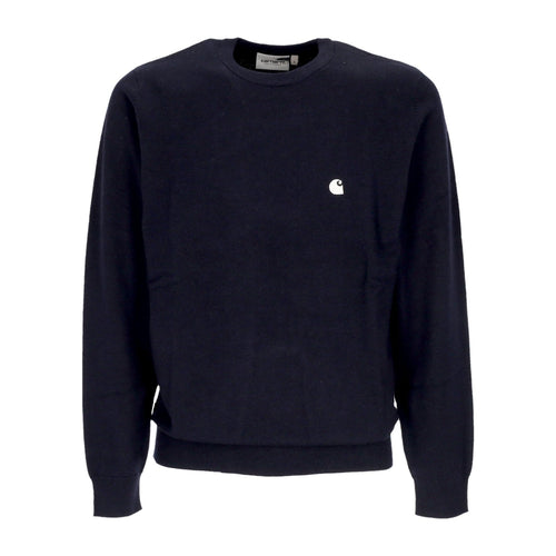 CARHARTT WIP Maglione Uomo Madison Crewneck Dark Navy/wax da uomo