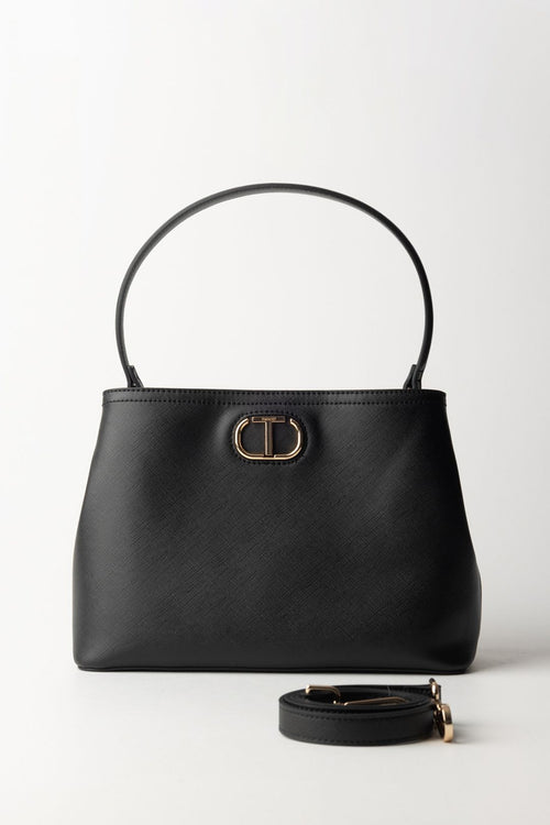 TWINSET Borsa tote 241TB7121 Saffiano nero