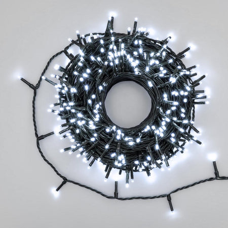 Catena lineare natalizia MiniLED da Ø 3 mm con 8 giochi di luce