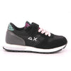 SUN68 Sneakers teen donna GIRL'S STARGIRL GLITTER LOGO Z43410T 11 Nera