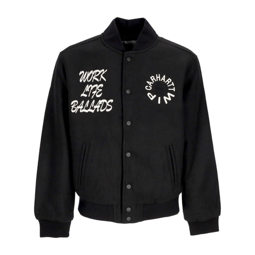 CARHARTT WIP Giubbotto College Uomo Work Varsity Bomber Black da uomo