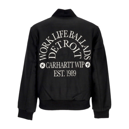CARHARTT WIP Giubbotto College Uomo Work Varsity Bomber Black da uomo