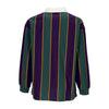 CARHARTT WIP Polo Manica Lunga Uomo L/s Ruben Rugby Shirt Ruben Stripe/discovery Green da uomo
