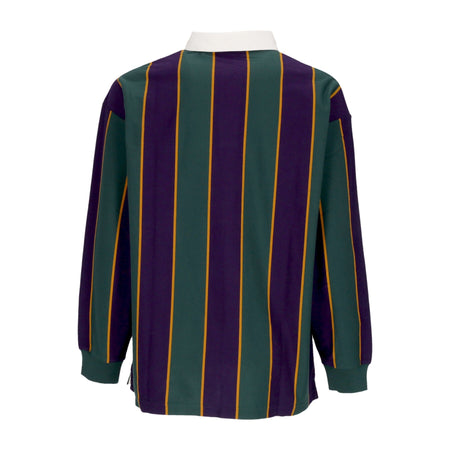 CARHARTT WIP Polo Manica Lunga Uomo L/s Ruben Rugby Shirt Ruben Stripe/discovery Green da uomo