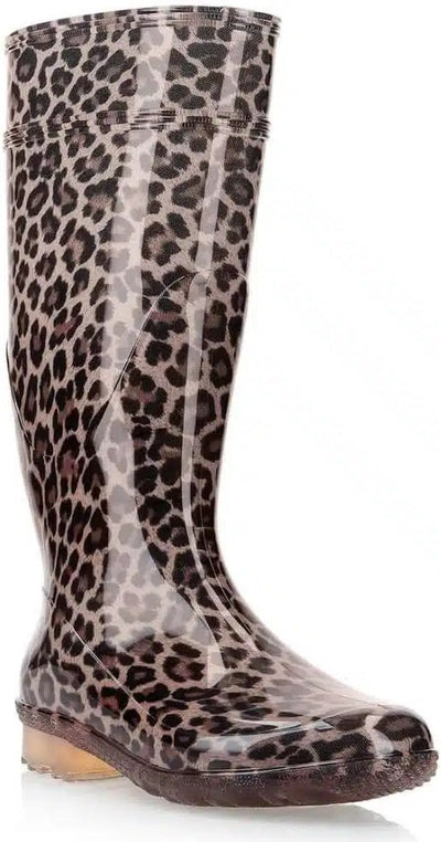 GALLAGHER Stivali da pioggia bimba ATH JUNIOR in gomma leopardata