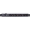 Multipresa per Rack 19'' 7 posti Spina Schuko Angolata 1U
