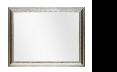 MOBILI 2G - Specchiera in foglia argento rettangolare 62 x 82 x 3