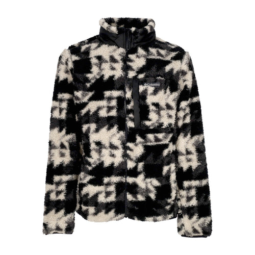 COLUMBIA Orsetto Uomo Winter Pass Print Fleece Full Zip Black Quilted da uomo