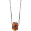 Boccadamo - Collana con cristallo color red magma