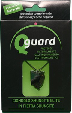 Q-GUARD CIONDOLO SHUNGITE ELITE