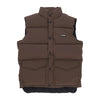 IUTER Piumino Smanicato Uomo Puff Vest Brown da uomo
