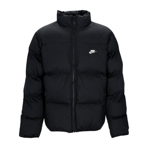 Nike Piumino Uomo Club Puffer Jacket Black/white da uomo