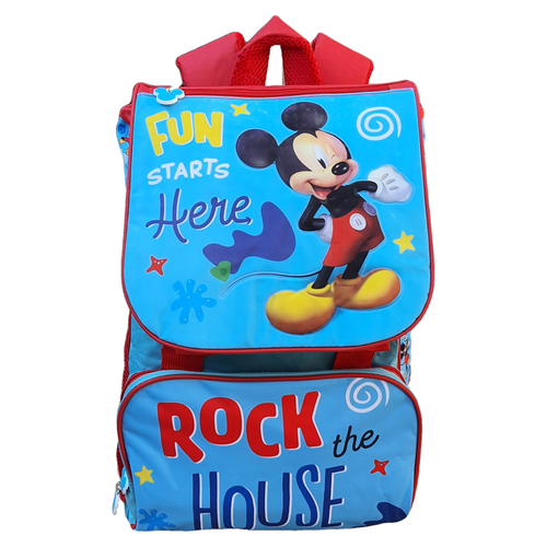 ZAINO MICKEY MOUSE DISNEY TOPOLINO ESTENSIBILE SCUOLA ELEMENTARE