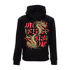 DOOMSDAY Felpa Cappuccio Uomo More Fire Hoodie Black da uomo