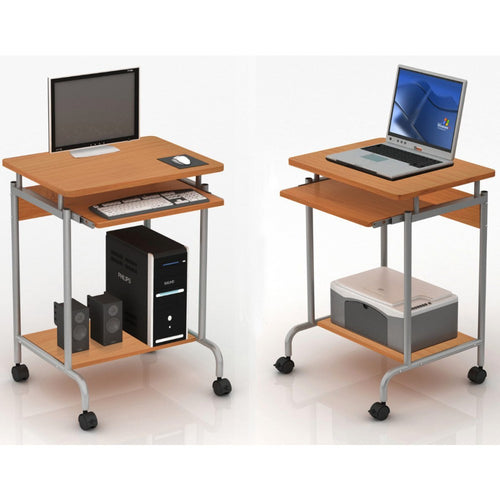 Techly 305694 Scrivania Mobile Compact Faggio