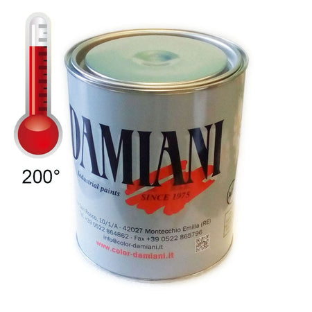 Damiani Silicrom 1kg smalto alta temperatura tutti i RAL 3000- max 200°C