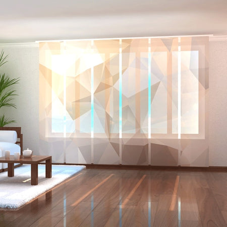 Tende a pannello Astrazione marrone