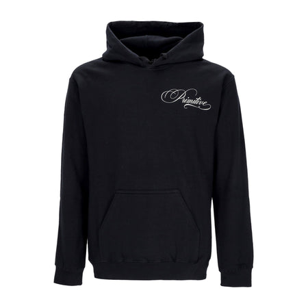 PRIMITIVE Felpa Cappuccio Uomo Santino Hoodie Black da uomo