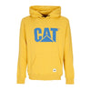 CATERPILLAR Felpa Cappuccio Uomo Logo Hoodie Cat Yellow da uomo