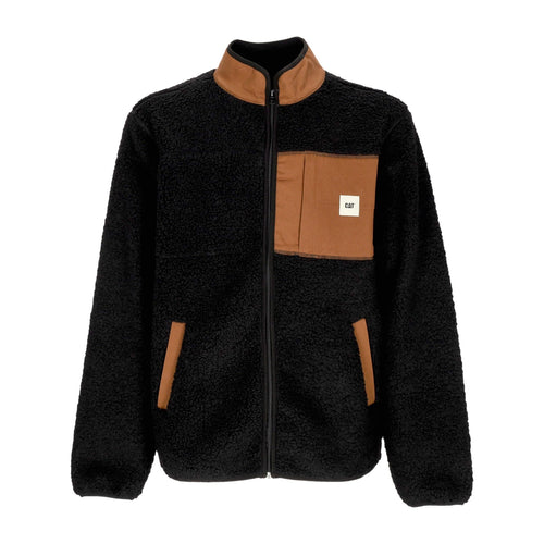CATERPILLAR Orsetto Uomo Full Zip Sherpa Black da uomo