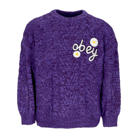 OBEY Maglione Donna Flora Sweater Passion Flower da donna