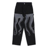 OCTOPUS Pantalone Lungo Uomo Hammer Double Knee Pant Black da uomo