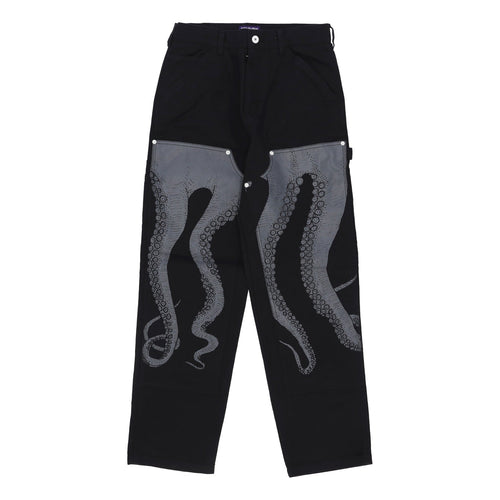 OCTOPUS Pantalone Lungo Uomo Hammer Double Knee Pant Black da uomo