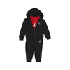 JORDAN Set Felpa+pantalone+tshirt Bambino Essentials Full Zip Box Set Black da bambino